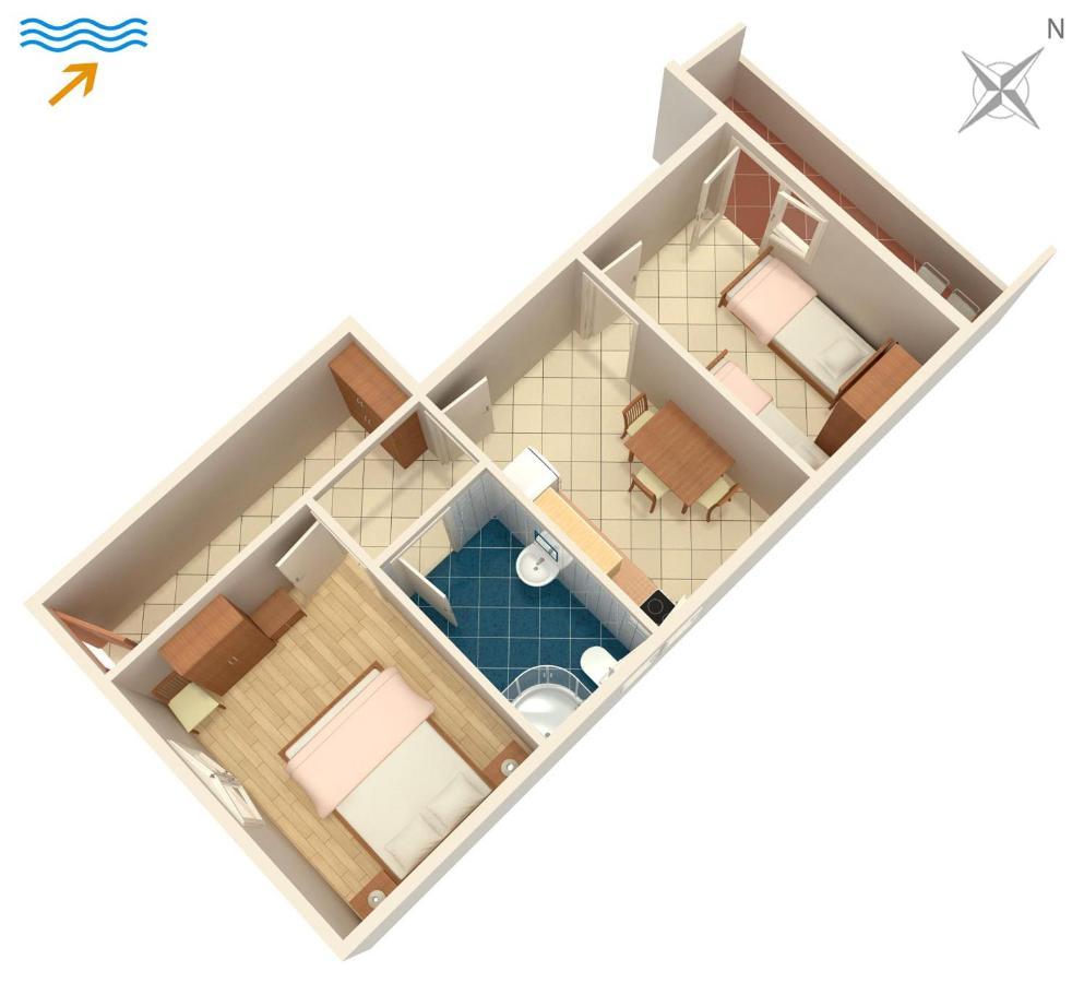 Apartments By The Sea Arbanija, Ciovo - 1085 Trogir Ngoại thất bức ảnh